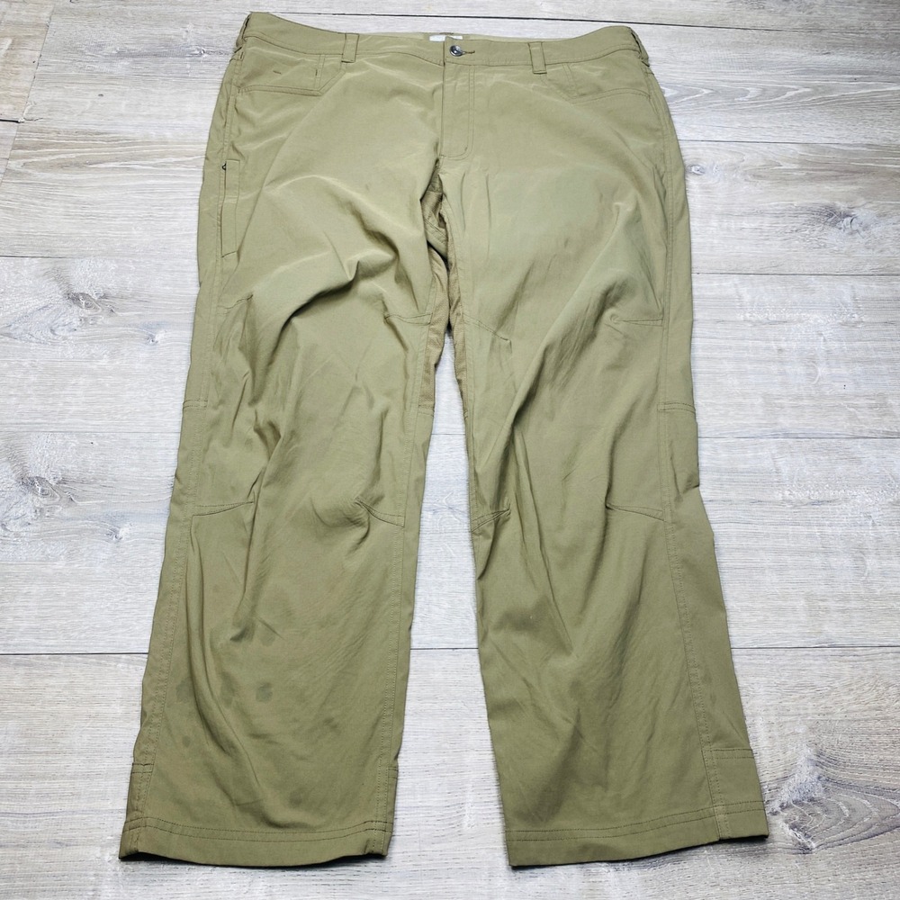 Marmot Mens‎ Hiking Pants Size 40 Green Nylon Spandex Outdoor Cargo Trousers